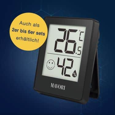 MAVORI Hygrometer und Thermometer digital